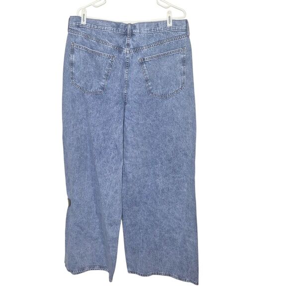 Universal Thread Blue Super Wide Leg Jeans Casual Plus Size 14 NWT - Picture 4 of 6